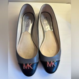 MK leather ballet flats